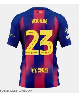 Günstige Barcelona Jules Kounde #23 Heimtrikot 2025-26 Kurzarm